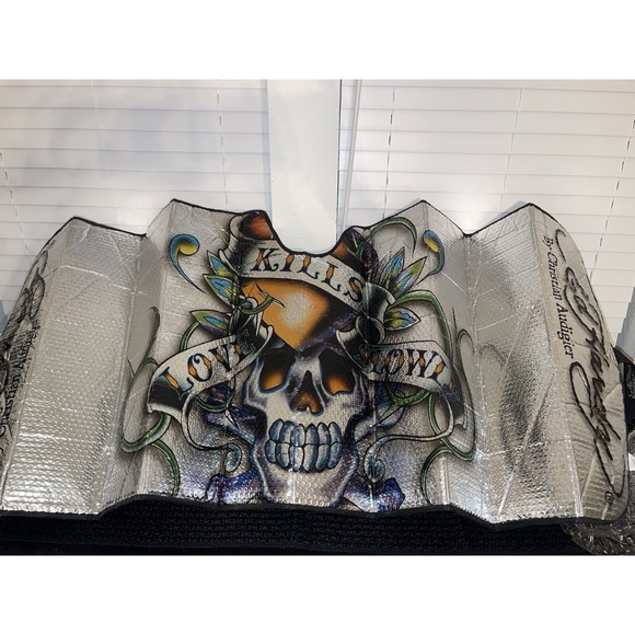 Ed Hardy Other - Vintage Ed Hardy Reflective Car Sun‎ Visor